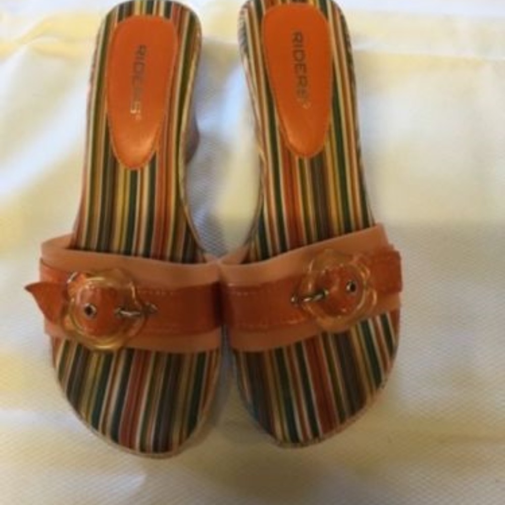 Riders, orange  women’s sandals